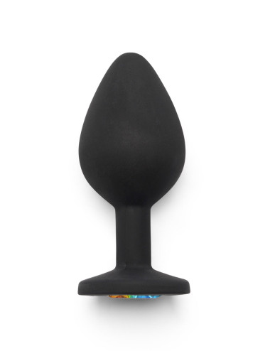 Rainbow Booty Jewel Medium Black