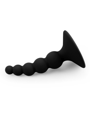 Lure me Beaded Anal Plug Black