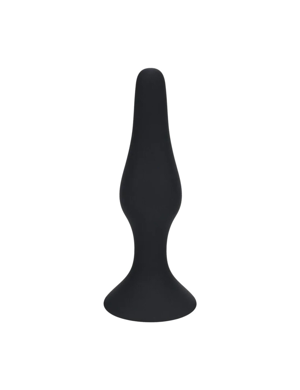 Levelz Slim Silicone Anal Plug L - Czarny Korek Analny