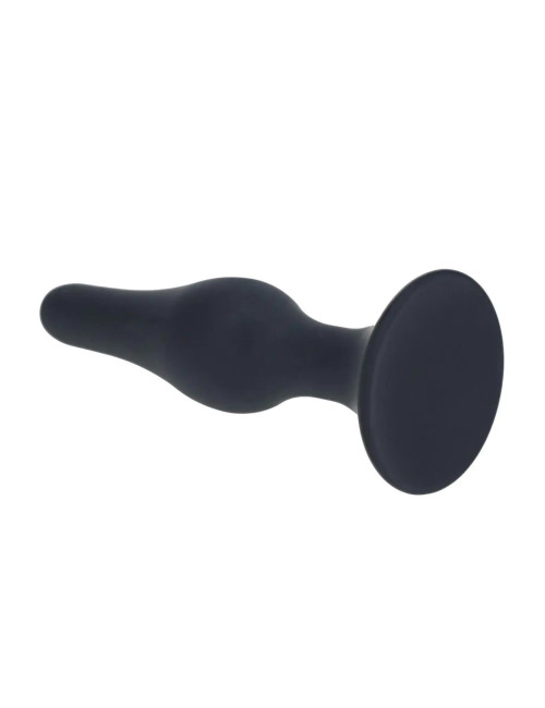 Levelz Slim Silicone Anal Plug L - Czarny Korek Analny