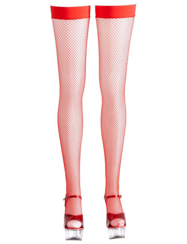 Hold-up Stockings red S