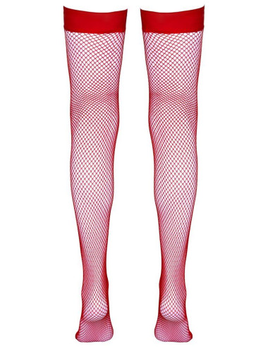 Hold-up Stockings red S