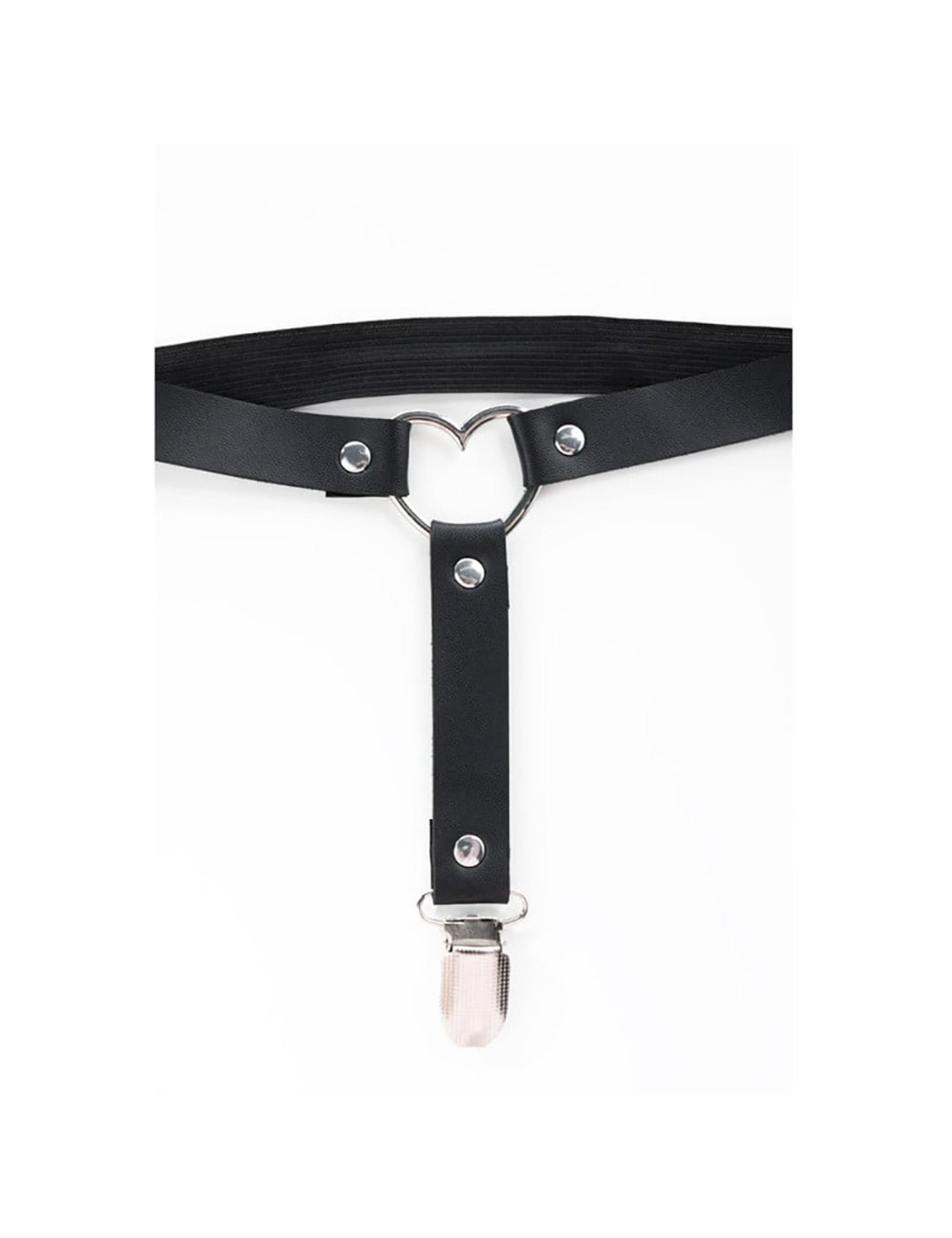 Heart Garter – Pas do Pończoch BDSM z Serduszkiem