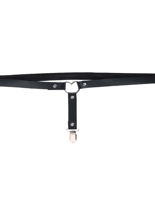 Heart Garter – Pas do Pończoch BDSM z Serduszkiem
