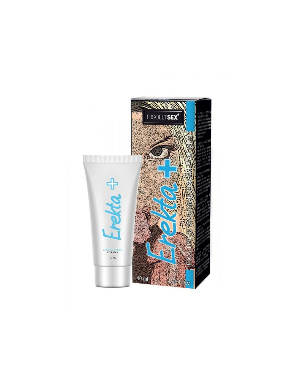EREKTA Plus - żel/sprej na erekcję 40 ml. Afrodyzjaki dla mężczyzn. Erekcja i wytrzymałość, bezpieczny.