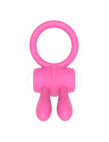 Power Clit Silicone Cockring Pink