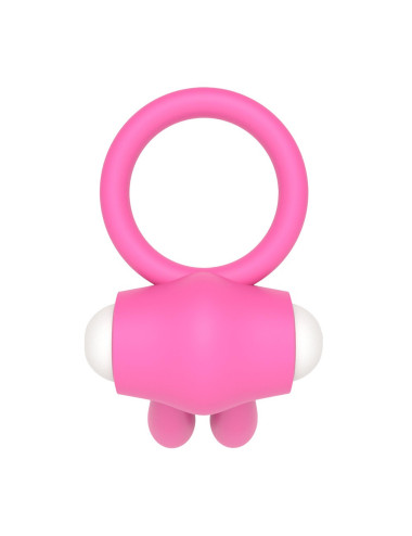 Power Clit Silicone Cockring Pink