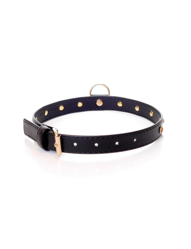 Fetish B - Series - Collar 2 cm gold crystal