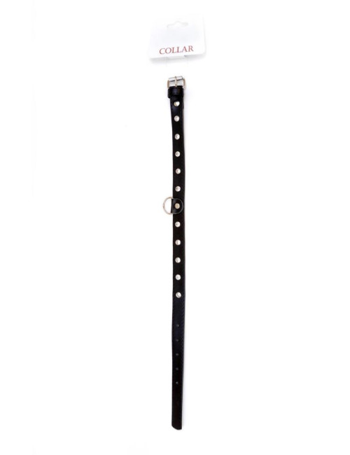 Fetish B - Series - Collar 2 cm silver crystal