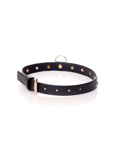 Fetish B - Series Collar - 2 cm turquoise crystal