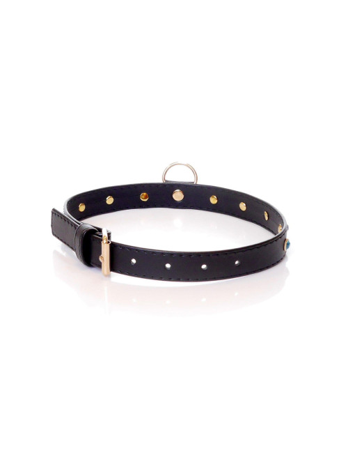 Fetish B - Series Collar - 2 cm turquoise crystal