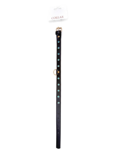 Fetish B - Series Collar - 2 cm turquoise crystal