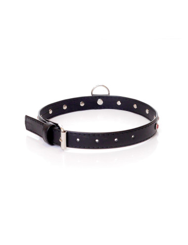 Fetish B - Series Collar - 2 cm pink crystal