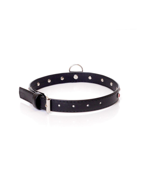 Fetish B - Series Collar - 2 cm pink crystal