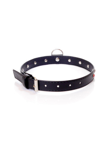 Fetish B - Series Collar - 2 cm. red crystal