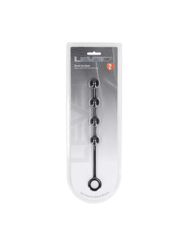 Round Silicone Anal Balls - S - 20mm - Black