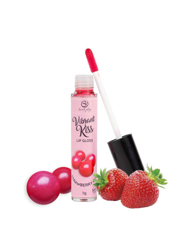 LIP GLOSS VIBRANT KISS STRAWBERRY GUM