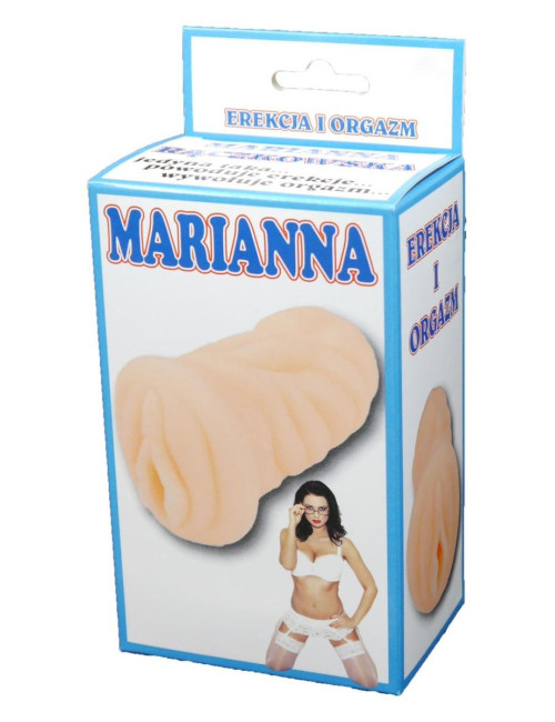 Masturbator-Wagina MARIANNA 340g CyberSkin, wodoodporny, 13,5 cm, Zabawki/Masturbatory Waginy