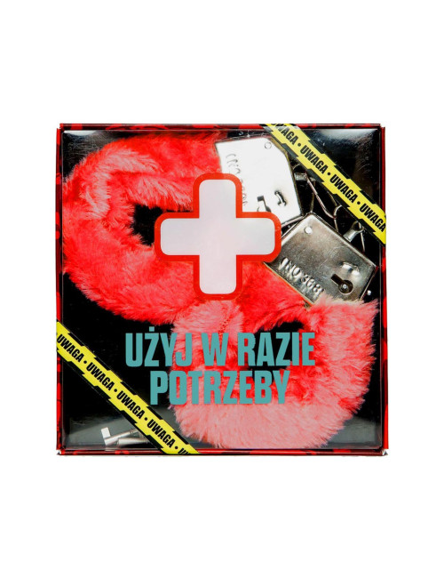 Kajdanki-Awaryjne Kajdanki Czerwone
