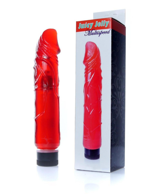 Wibrator-Juicy Jelly - Multispeed Red
