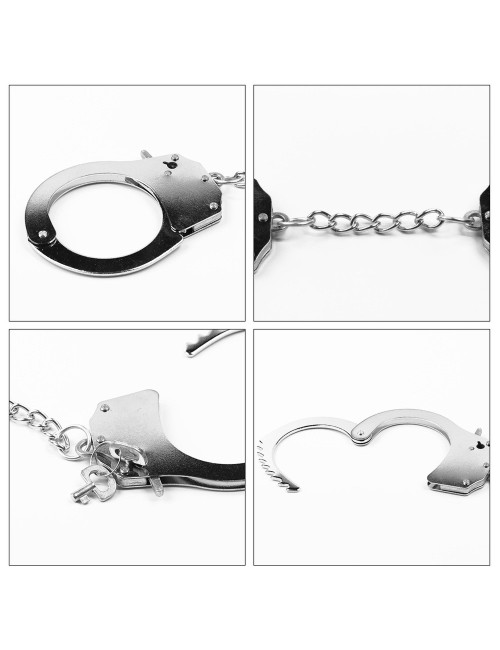 Lovetoy Fetish Pleasure Metalowe Kajdanki BDSM