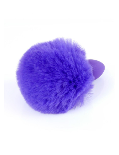 Plug-Jewellery Silicon PLUG - Bunny Tail - Purple