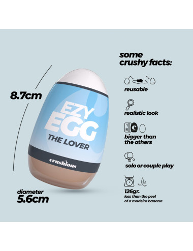 CRUSHIOUS EZY EGG THE LOVER MASTURBATOR EGG
