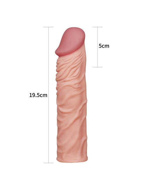 Lovetoy Add 2 Pleasure X Tender – Nakładka na penis w kolorze cielistym
