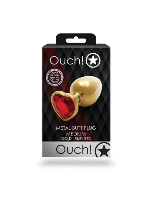 Heart Gem Butt Plug - Medium