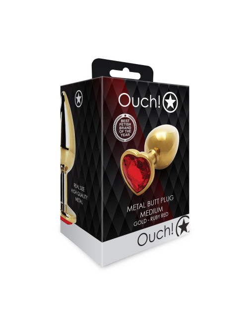Heart Gem Butt Plug - Medium