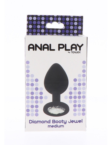 Diamond Booty Jewel Medium Black