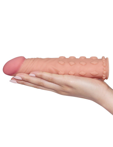 Add 2 Pleasure X Tender Penis Sleeve Flesh
