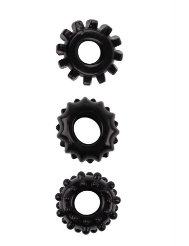 ALL TIME FAVORITES SET OF 3 COCKRINGS BLACK