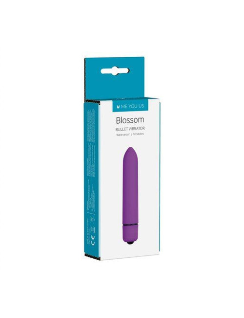 Wibrator- Me You Us Blossom 10 Mode Bullet Vibrator Purple