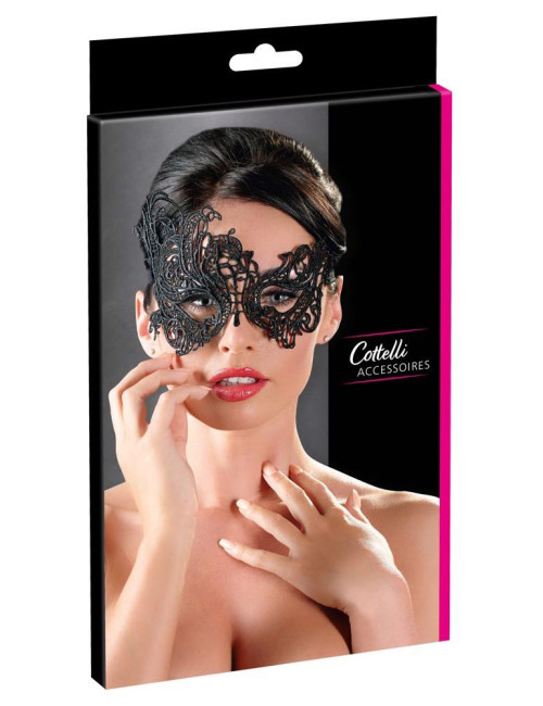 Cottelli Mask Embroidery Koronkowa Maska BDSM
