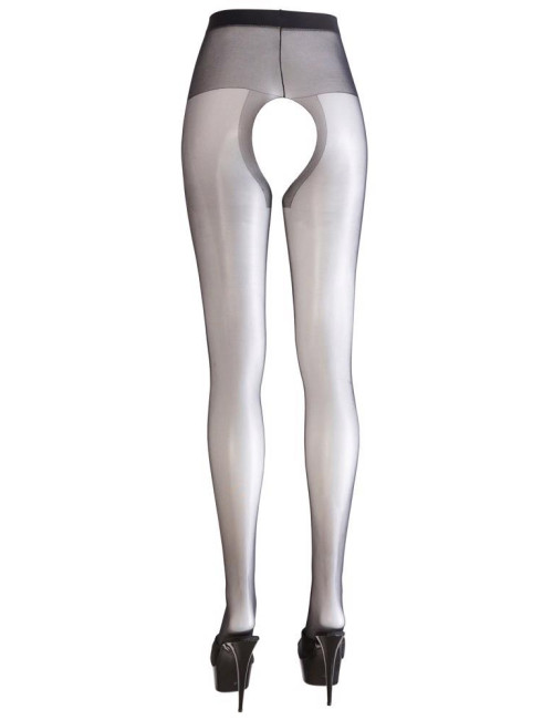 Cottelli Legwear Czarne Rajstopy Bez Kroku Rozmiar 4