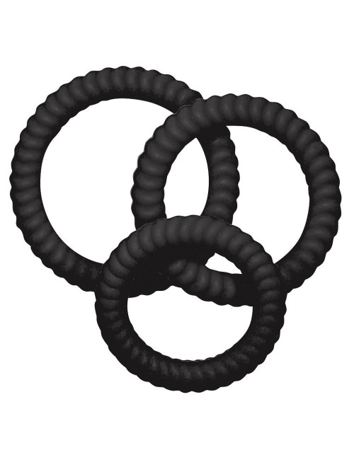 Lust 3 Cock Rings black