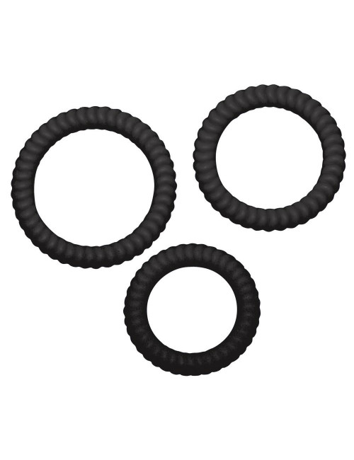 Lust 3 Cock Rings black