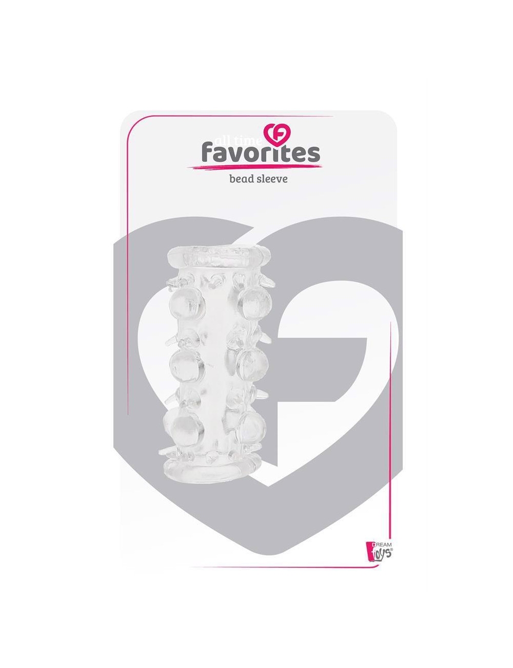 ALL TIME FAVORITES BEAD SLEEVE CLEAR - ZABAWKI, NAKŁADKI, PRZELOTOWE