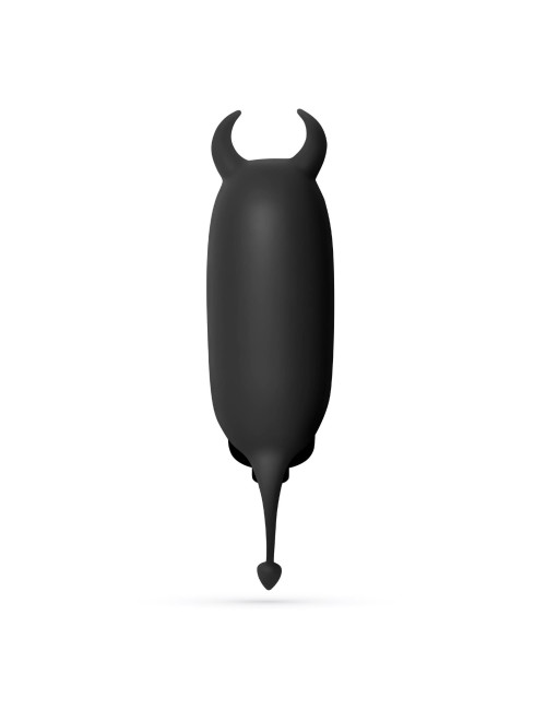 Crushious O-Pet Devil Wibrator mini z 10 trybami: silikonowy, wodoodporny, czarny