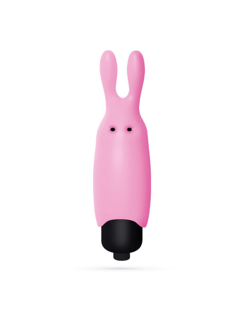 Crushious O-Pet Rabbit Mini Wibrator - 10 Trybów, Silikon Bezpieczny, Pastel Pink, Wodoodporny