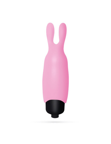 CRUSHIOUS O-PET RABBIT WITH 10 VIBRATION BULLET PASTEL PINK