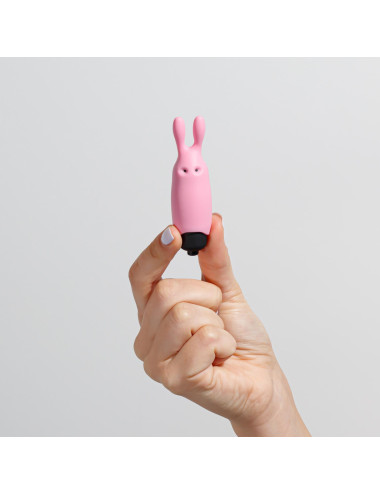 CRUSHIOUS O-PET RABBIT WITH 10 VIBRATION BULLET PASTEL PINK