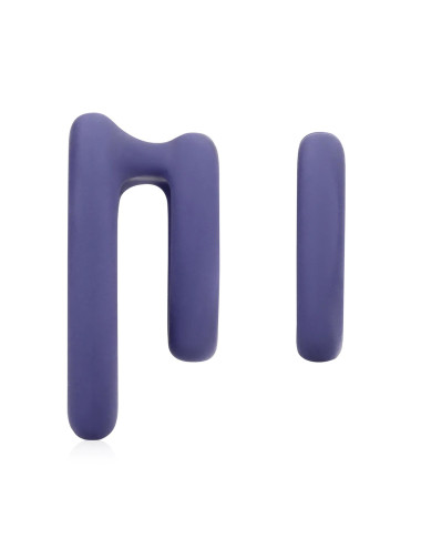 Heart Cockring Set - Violet Storm