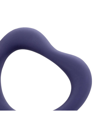 Heart Cockring Set - Violet Storm