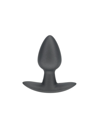 Smooth Silicone Anal Plug - Small - 2.6 / 6,5 cm - Gunmetal