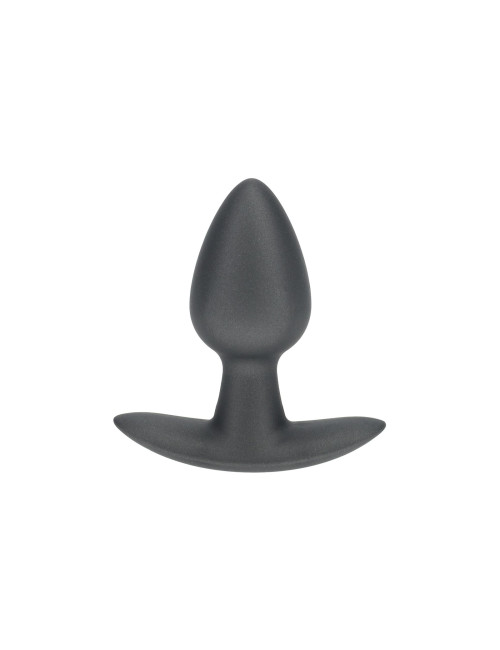 Smooth Silicone Anal Plug - Small - 2.6 / 6,5 cm - Gunmetal