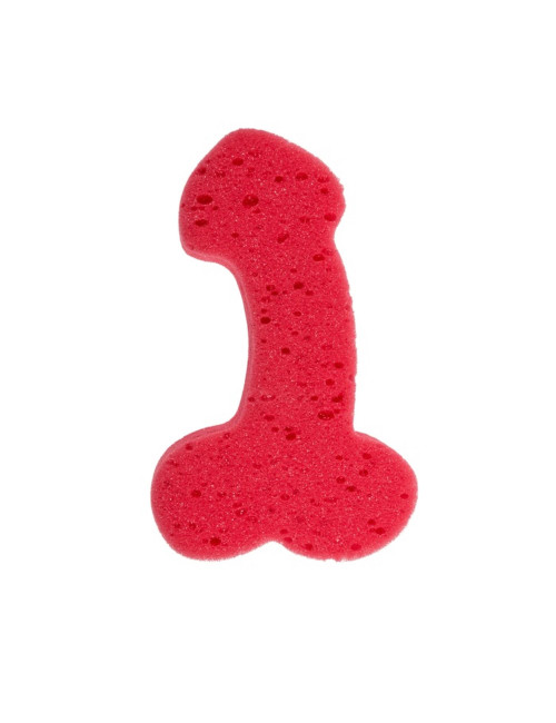 Zabawka - Bath Sponge Penis - 19cm Red
