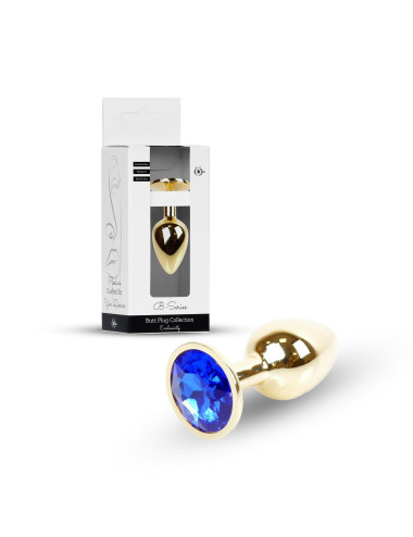 Plug-Jewellery Gold PLUG- Dark Blue