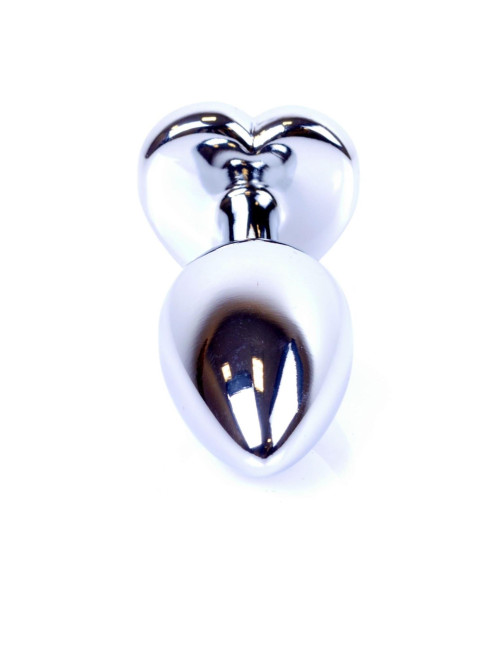 Plug-Jewellery Silver Heart: Biżuteria Analna ze Stali Nierdzewnej - Zabawki Analne